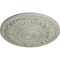 Ekena Millwork Rose Ceiling Medallion (Fits Canopies up to 13 1/2"), 33 7/8"OD x 2 3/8"P, Pot of Cream Crackle CM33ROPCC - alternate 2